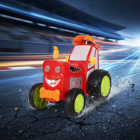 Hyper Jump Racer Remote Control Toy in action setting