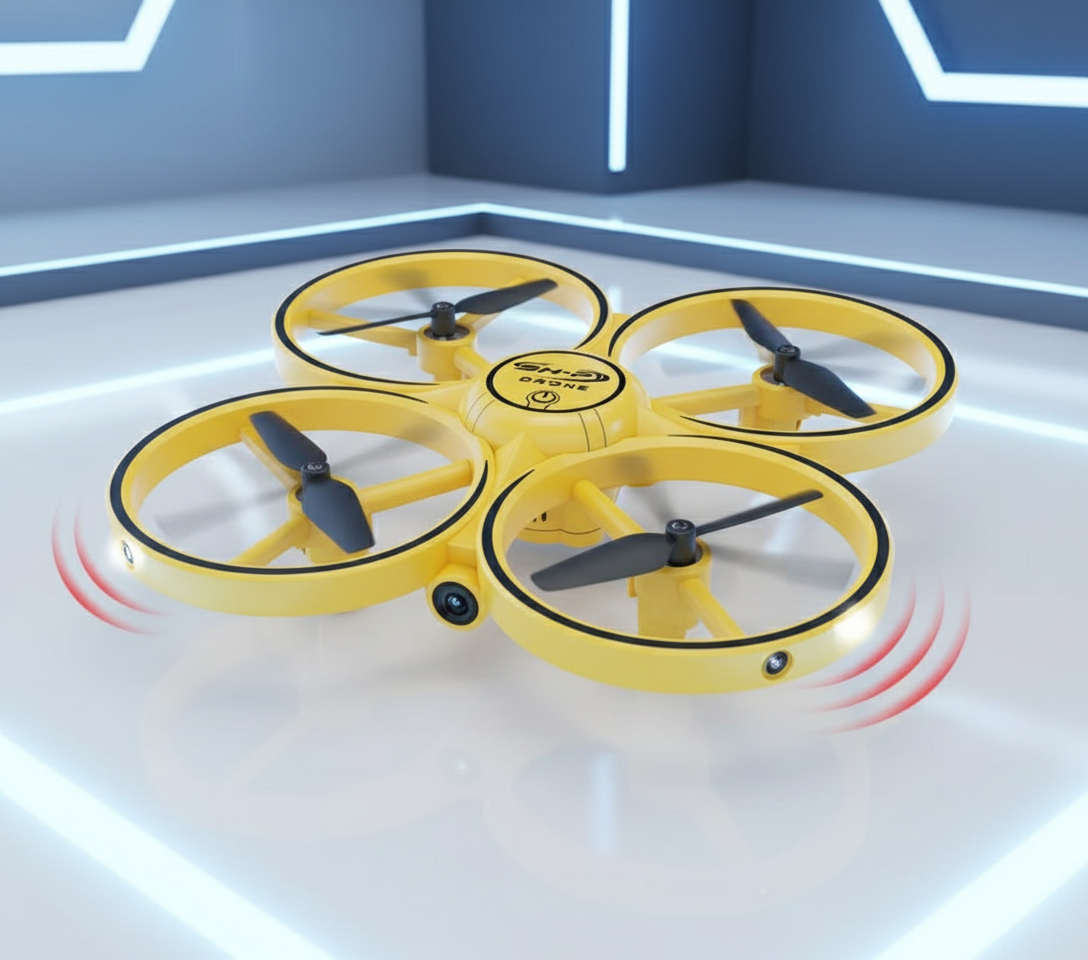 Sensing Drone in high-tech innovative setting
